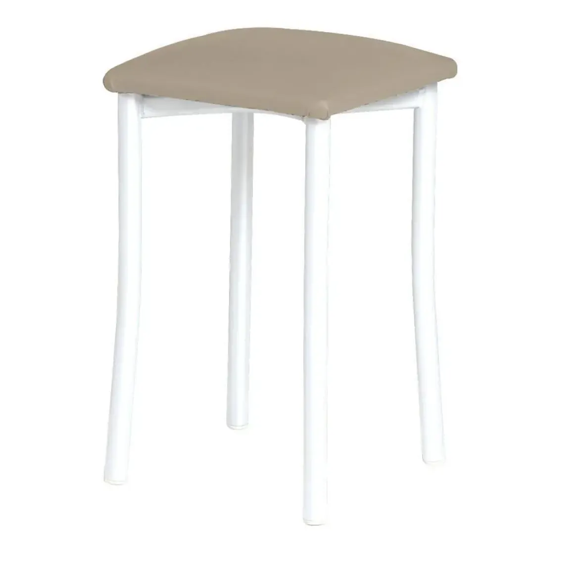 Taburete de Cocina de Metal con Asiento Tapizado 936/BL