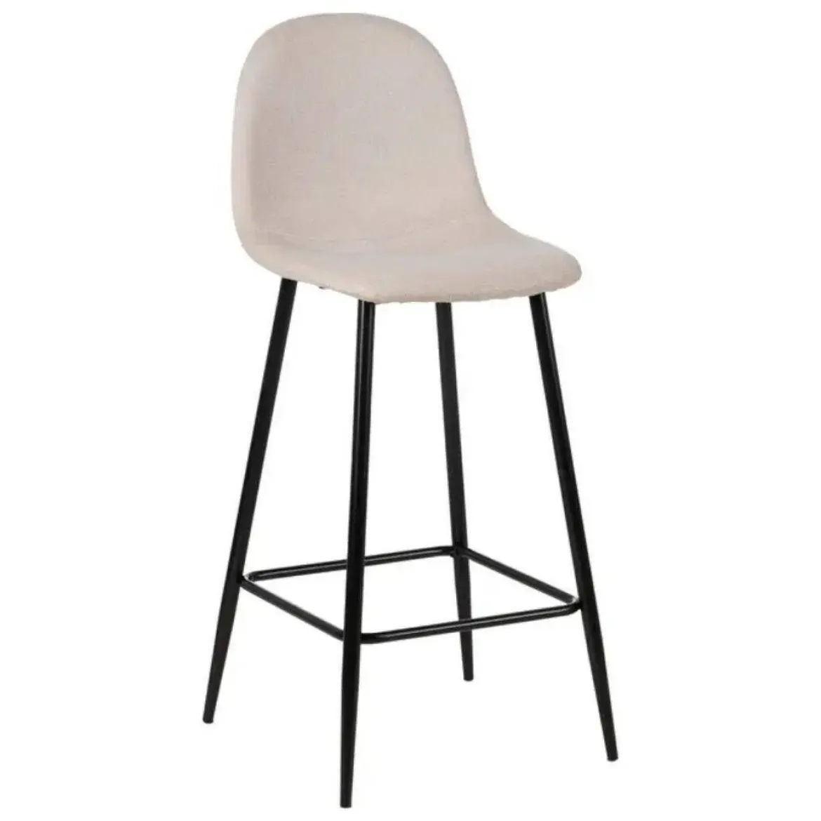 Taburete de Salón con Patas Metálicas