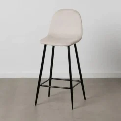 Taburete de Salón con Patas Metálicas
