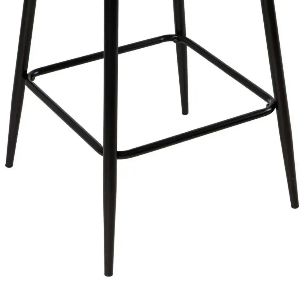 Taburete de Salón con Patas Metálicas