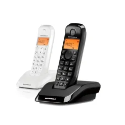 Telefono Inalambrico MOTOROLA S1202 DUO en blanco/negro