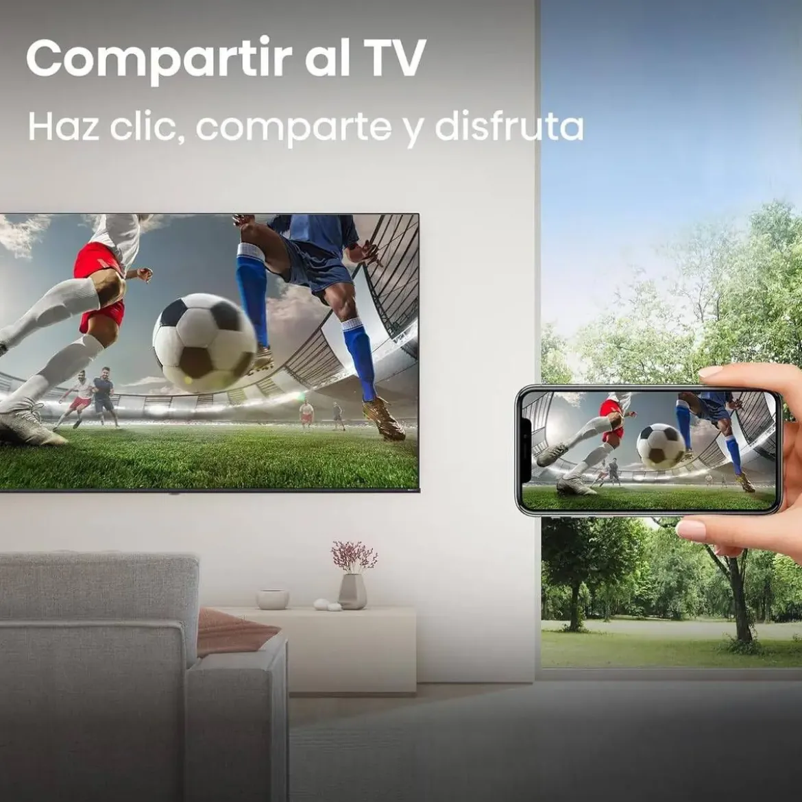 Televisor 40" HISENSE Full HD Smart TV con Dolby Audio 40A4S