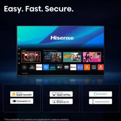 Televisor 43" HISENSE 4K UHD con Smart TV IA 60 Hz 43A6S