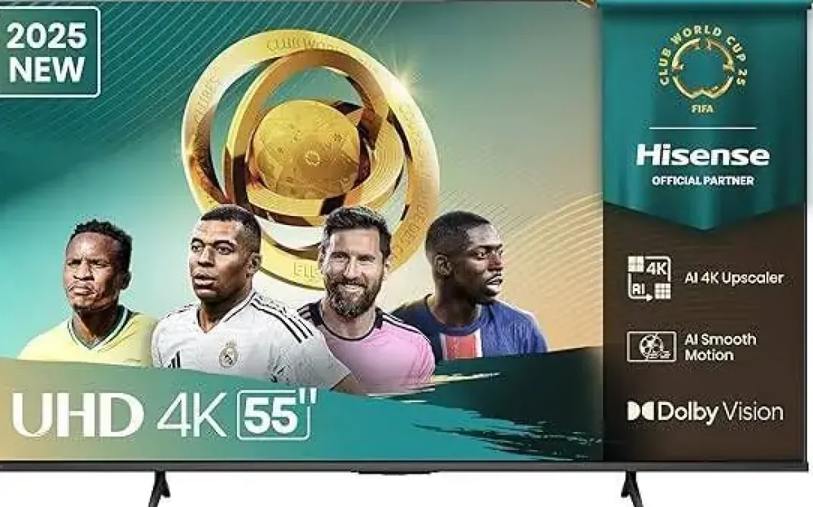 Televisor Hisense 55" 4K UHD Smart Vidaa Dolby Vision HDR 55A6GQ Artículo de Exposición