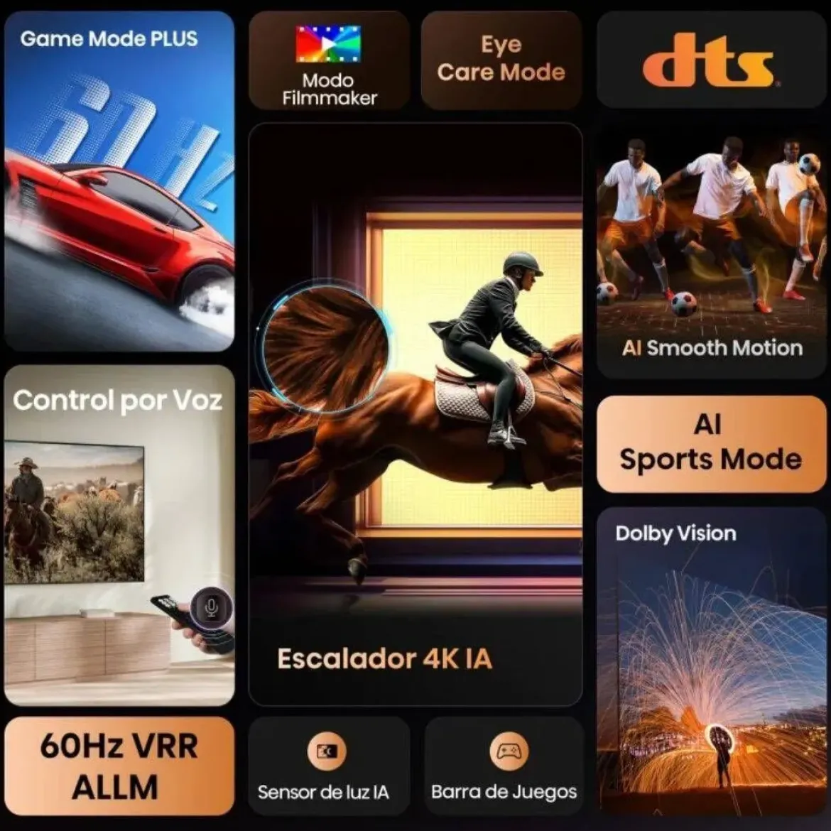 Televisor Hisense 65" 4K UHD Smart TV 65A6Q Artículo de Exposición