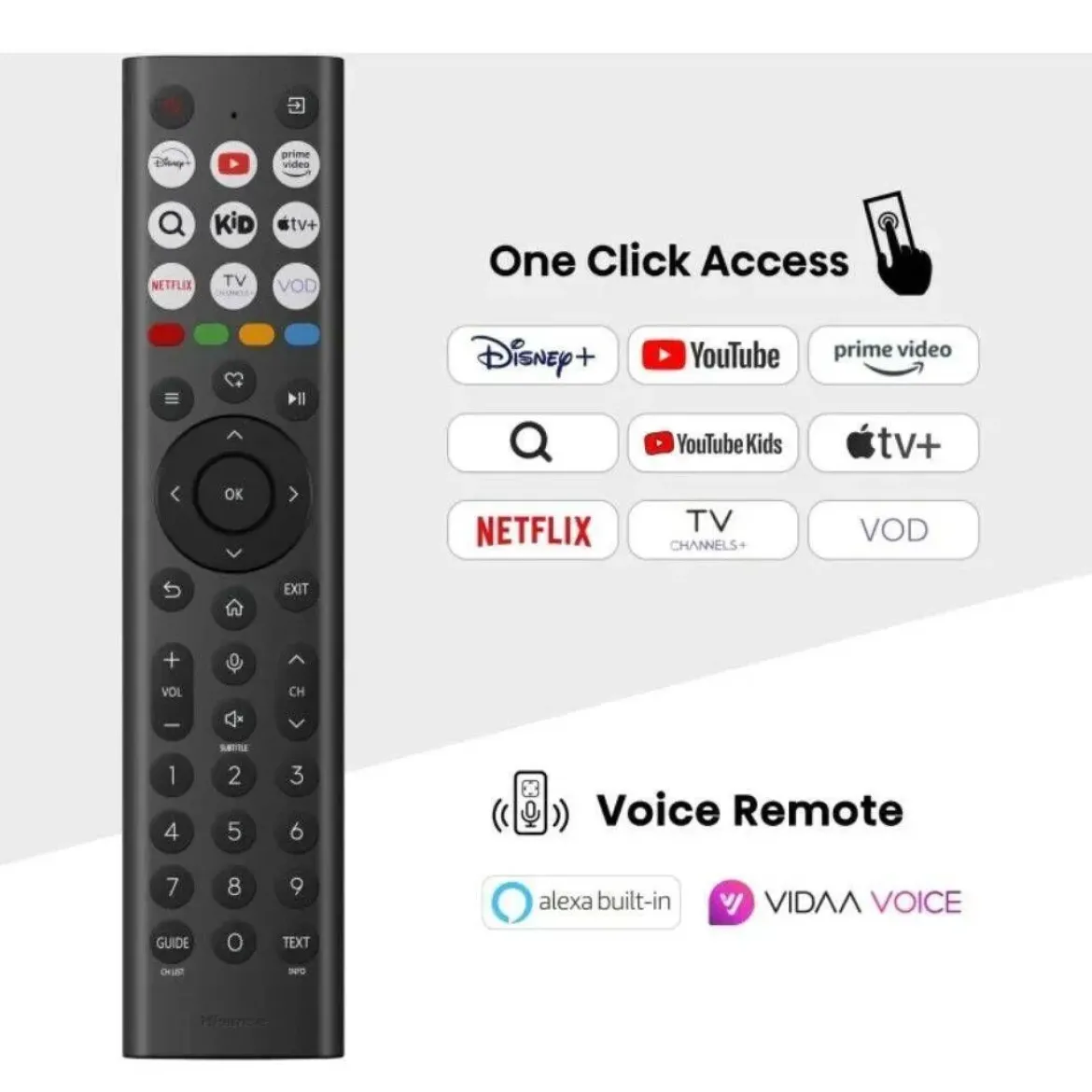 Televisor Hisense 65" 4K UHD Smart TV 65A6Q Artículo de Exposición