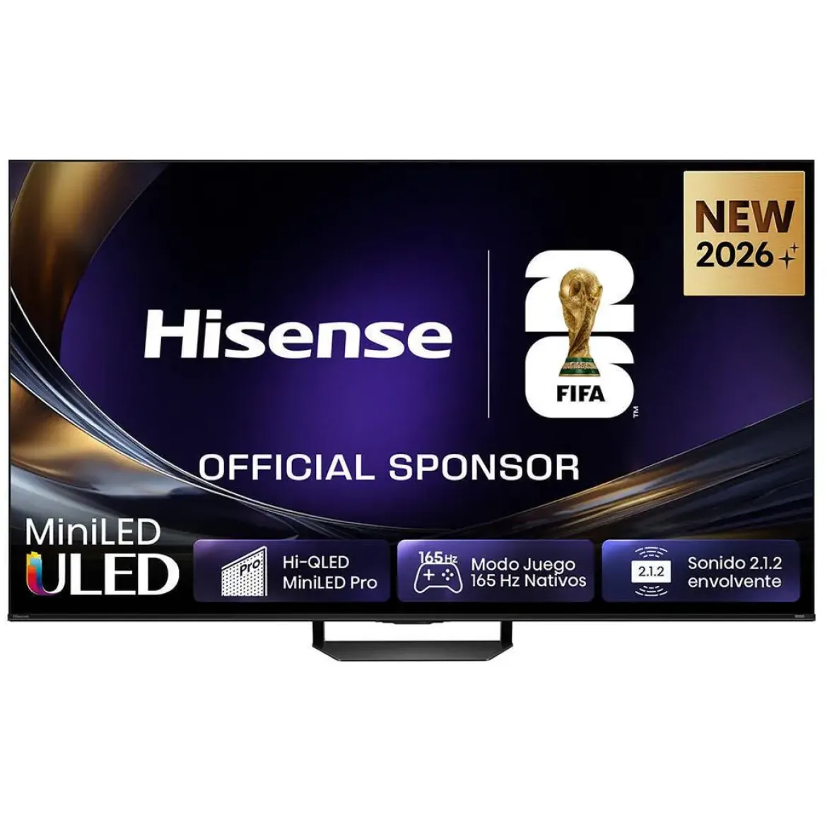 Televisor 55" Hisense 55U7S PRO Mini LED UHD 4K Smart TV con IA