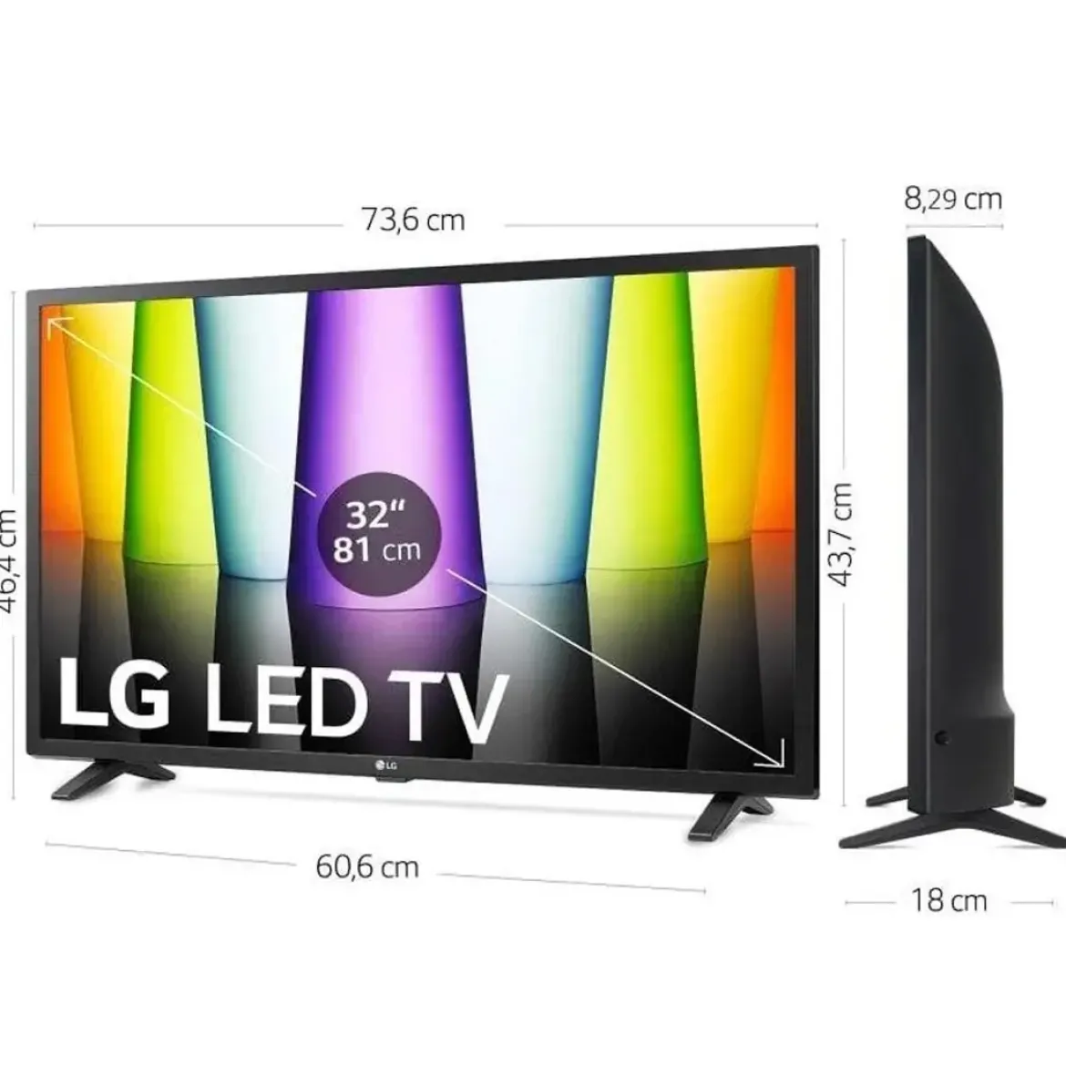 Televisor LG Led 32" HD 32LQ630B6LA