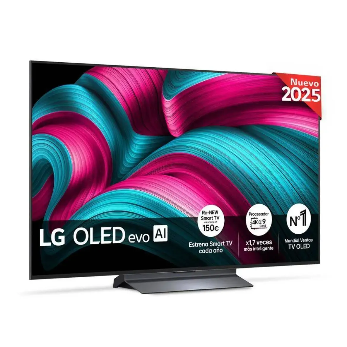 Televisor LG OLED evo 77" 4K 120Hz Smart TV webOS OLED77C56LB Artículo de Exposición