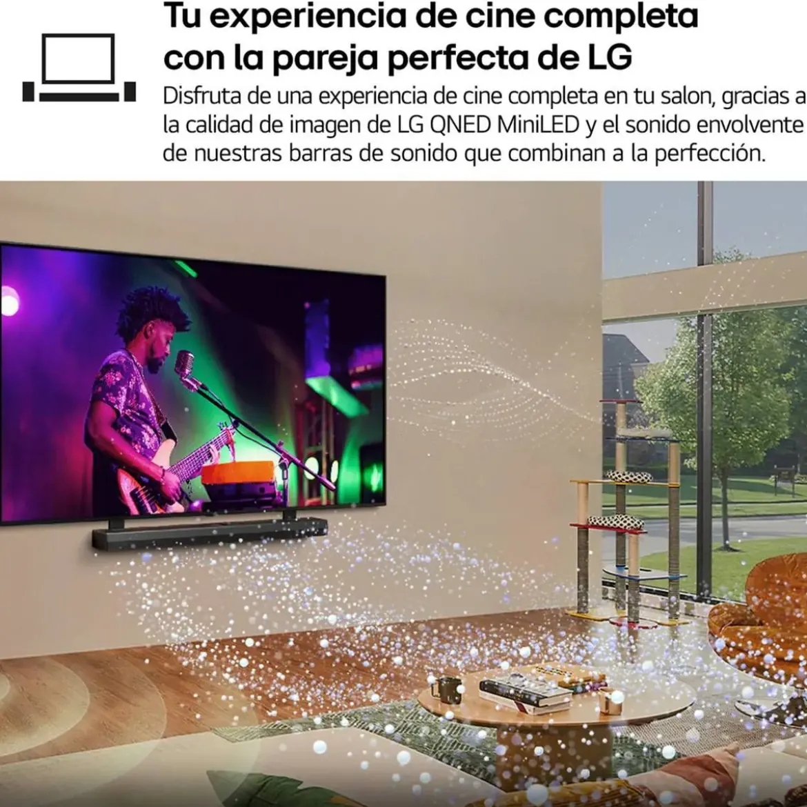 Televisor 75" LG QNED 4K 60Hz Smart TV AI75QNED84A6C