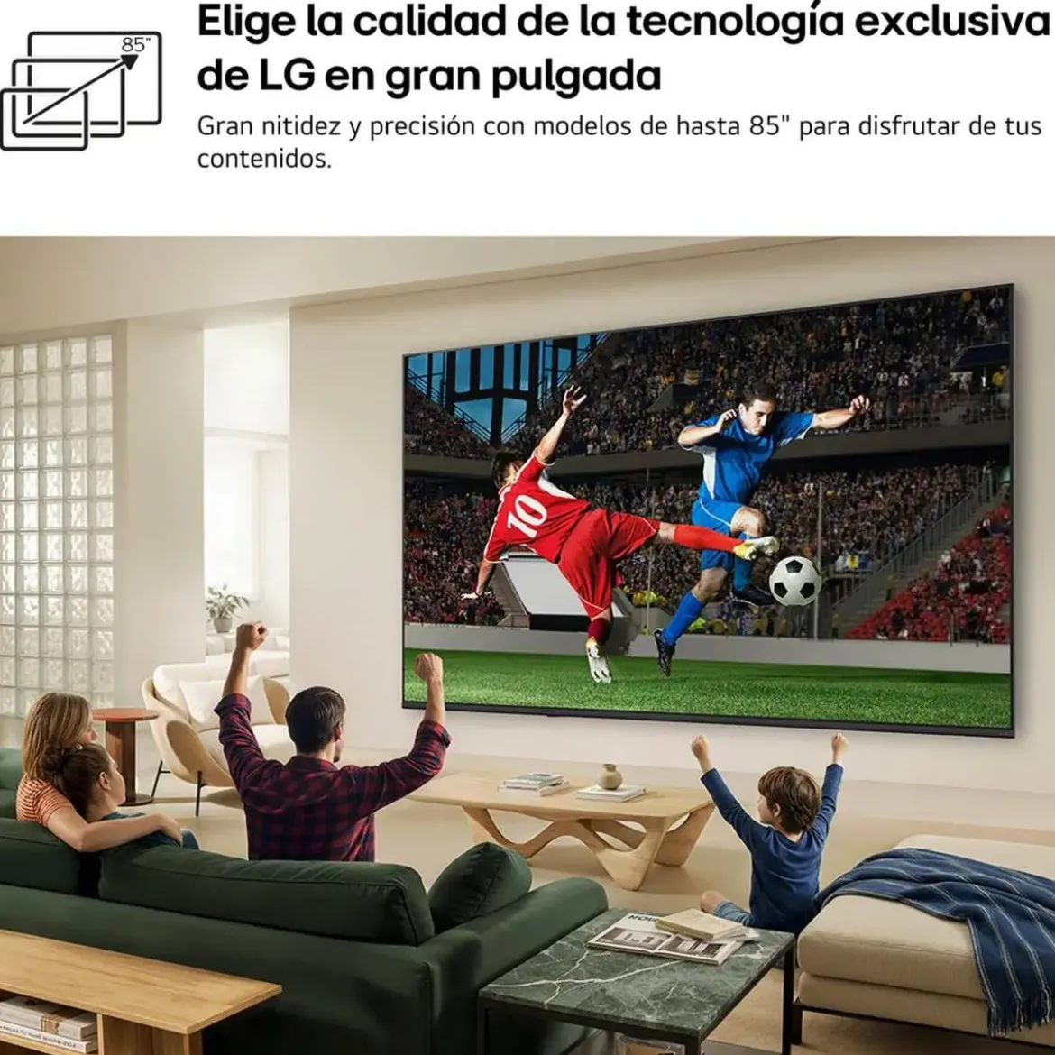 Televisor 85" LG QNED Mini LED 4K Smart TV Gama 2026 85QNED72B6A