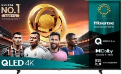 Televisor QLED 55" Quantum Dot Dolby Vision Atmos HISENSE 55E77Q Artículo de Exposición