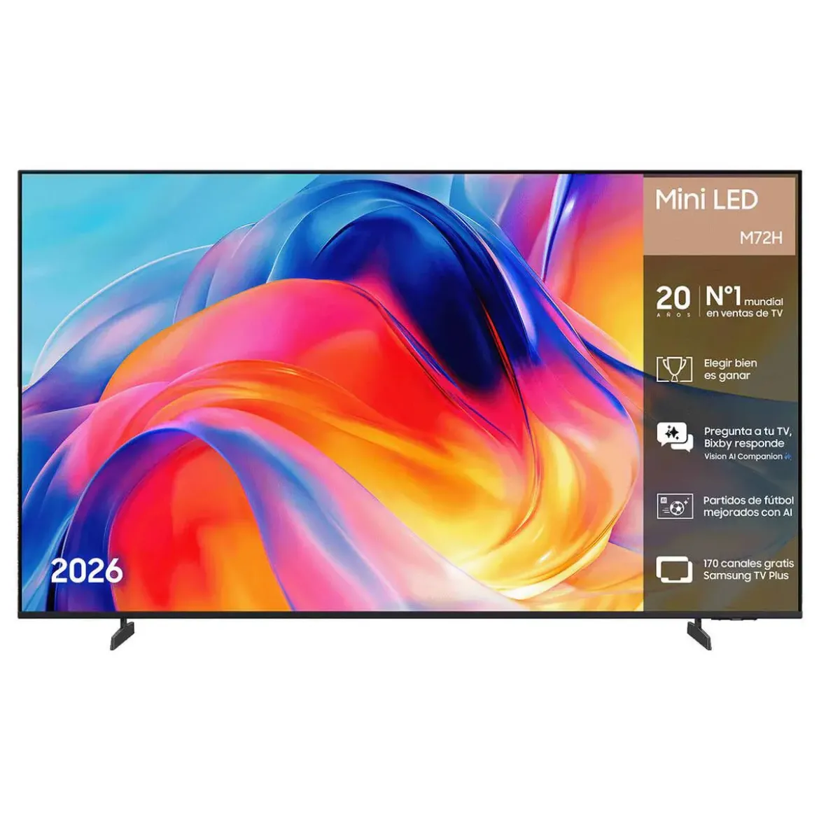 Televisor 65" Samsung Mini LED 4K Smart TV con IA TQ65M72H