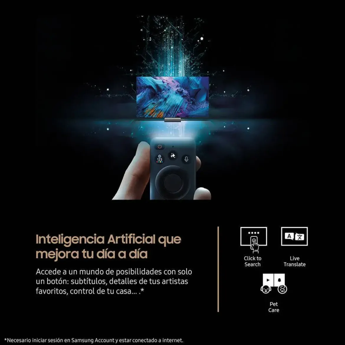 Televisor Samsung OLED 55" con AI y Dolby Atmos TQ55S95FAU Artículo de Exposición