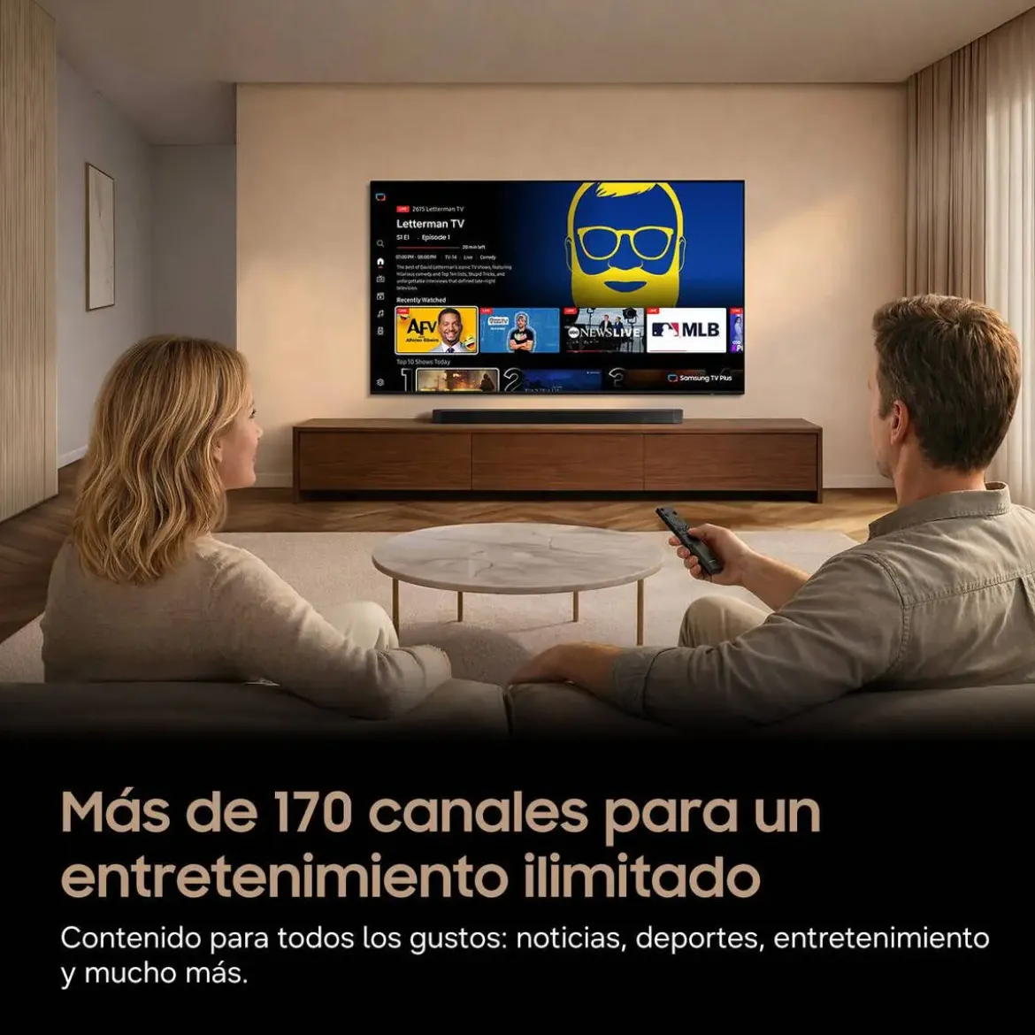 Televisor 43" Samsung Smart TV 4K Mini LED con Vision AI TU43M72H