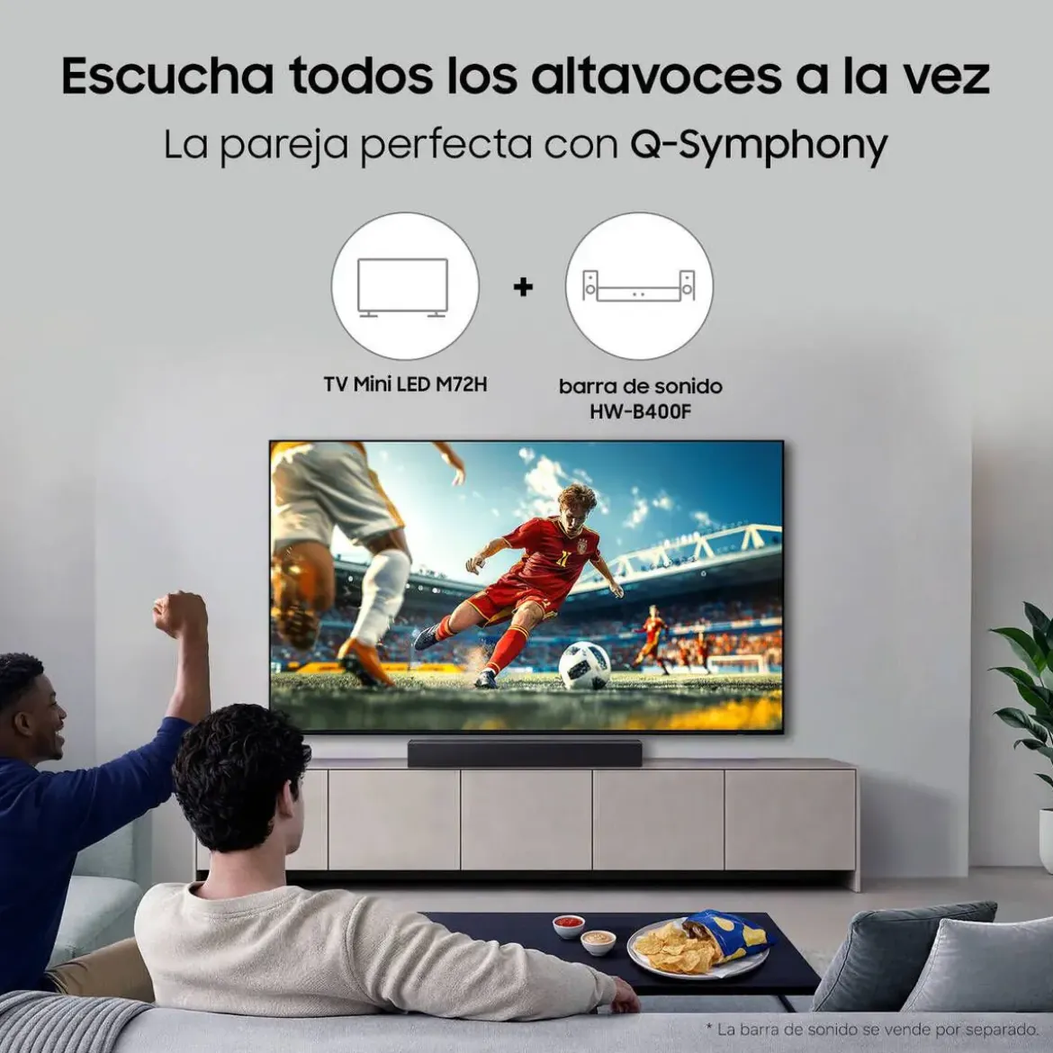 Televisor 43" Samsung Smart TV 4K Mini LED con Vision AI TU43M72H