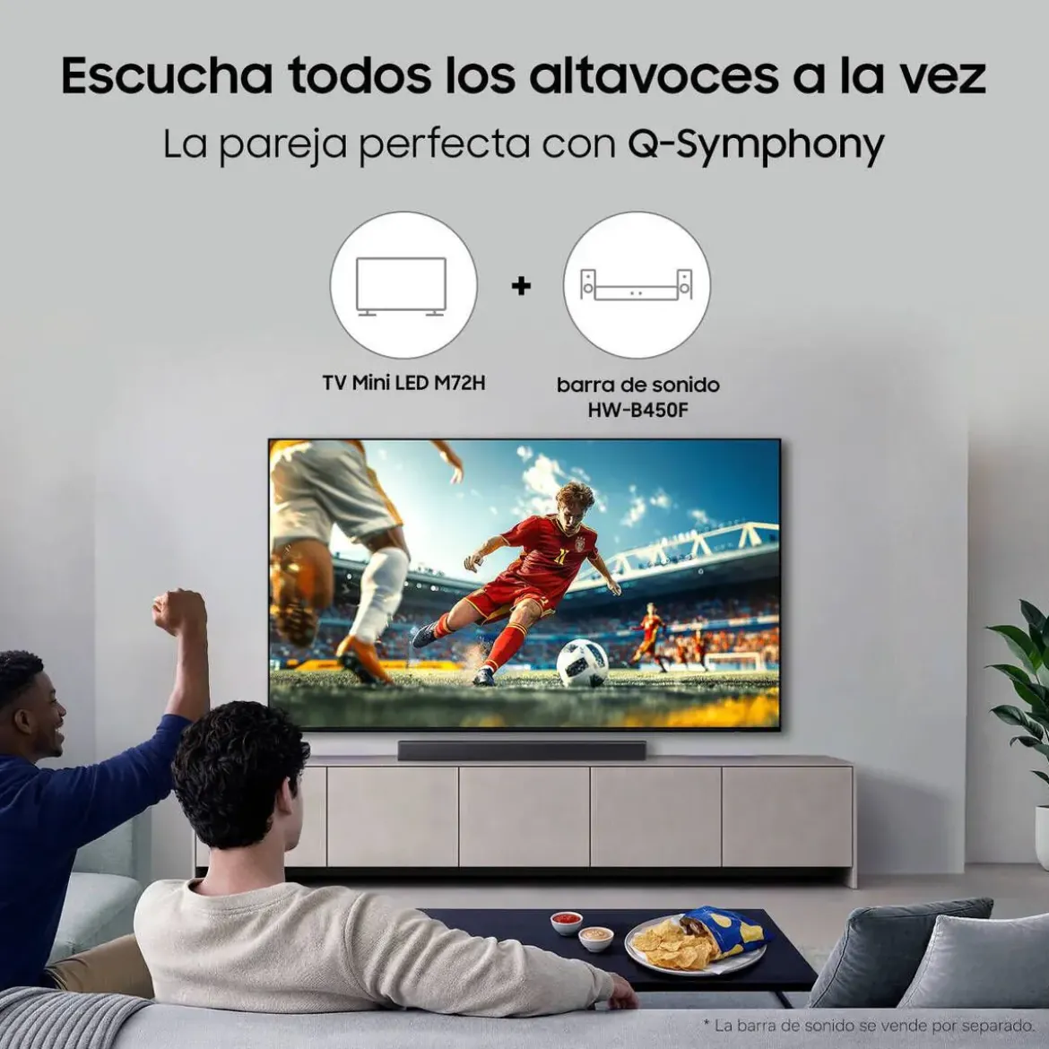 Televisor 50" Samsung TU50M72H Mini LED 4K Smart TV con HDR