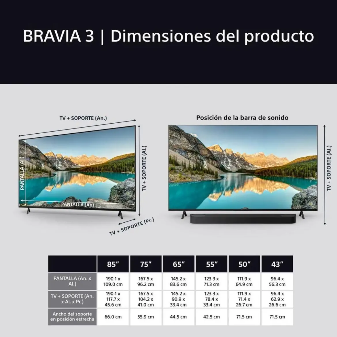 Televisor SONY Bravia 65" 4K HDR X1 Smart TV Google TV K65S35B Artículo de Exposición