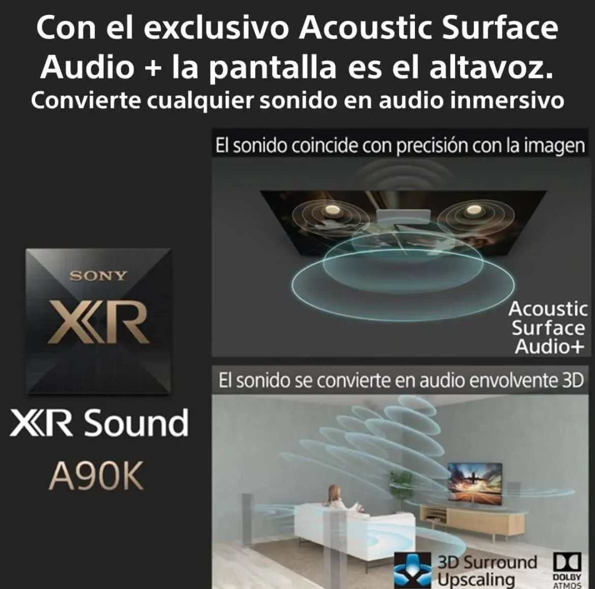 Televisor Sony BRAVIA XR OLED 42" 4K UHD HDR Google TV XR42A90KAEP Artículo de Exposición