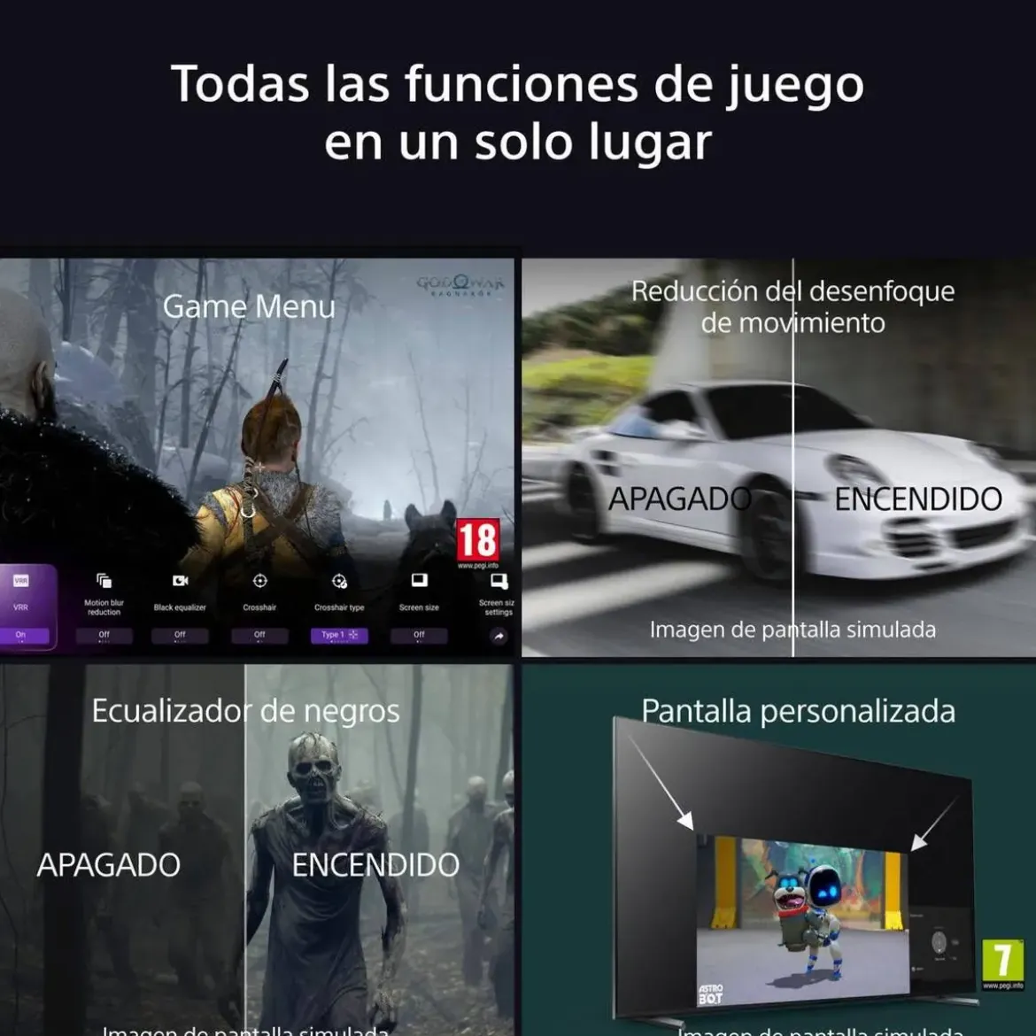 Televisor SONY 55" 4K HDR K55XR55B Artículo de Exposición