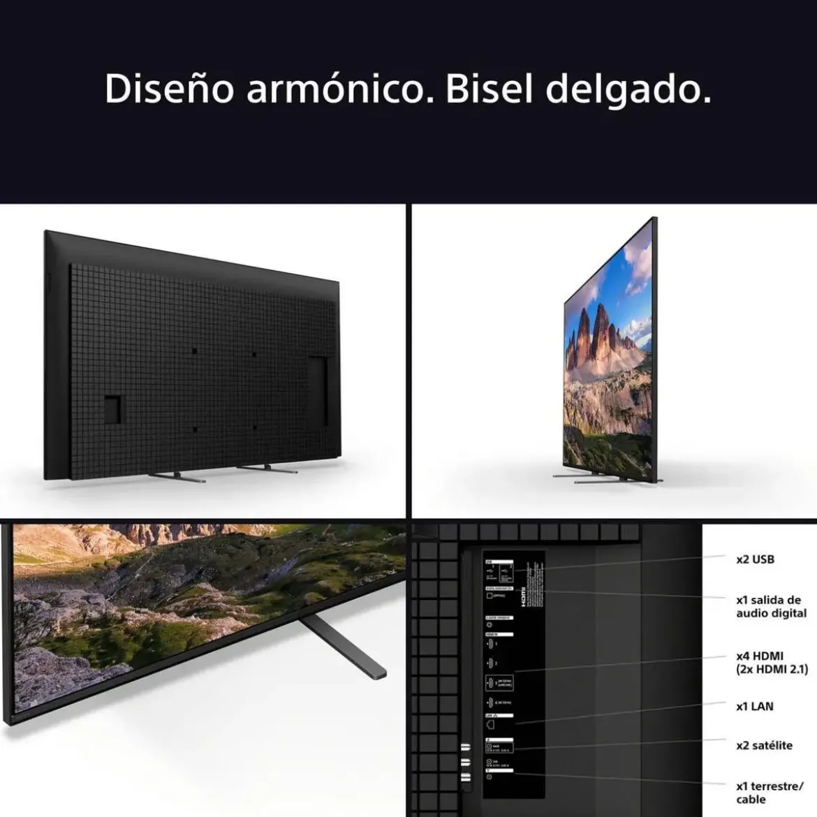 Televisor SONY 55" 4K HDR K55XR55B Artículo de Exposición