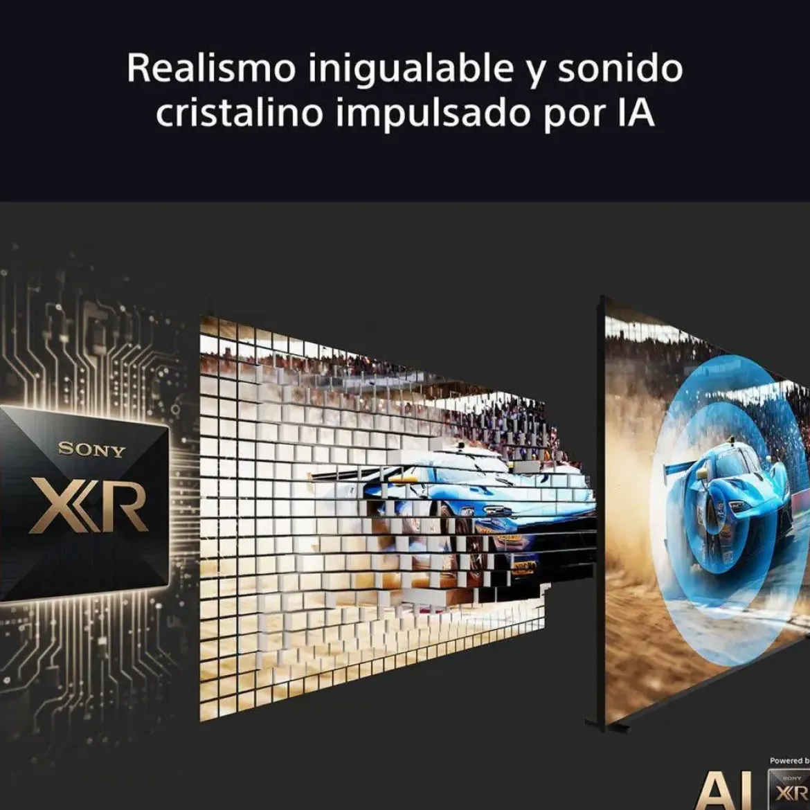 Televisor SONY 75" 4K K75XR55BP Artículo de Exposición