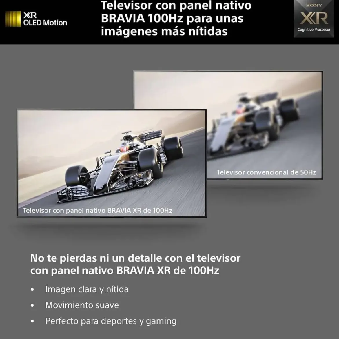 Televisor SONY OLed 48" Hdr Acustic Surface XR48A90KAEP