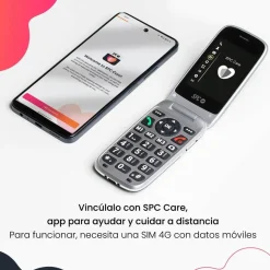 Teléfono Móvil Senior con Concha 4G SPC POLARIS 2334N