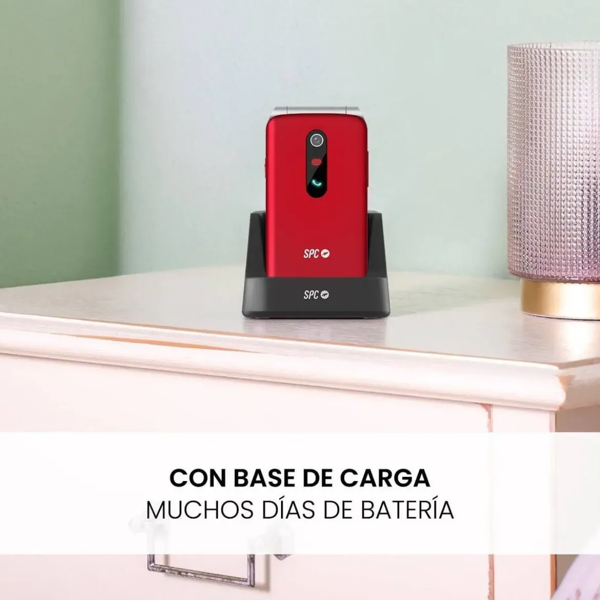 Teléfono Móvil SPC STELLA 3 4G con Botón SOS Rojo 2339R