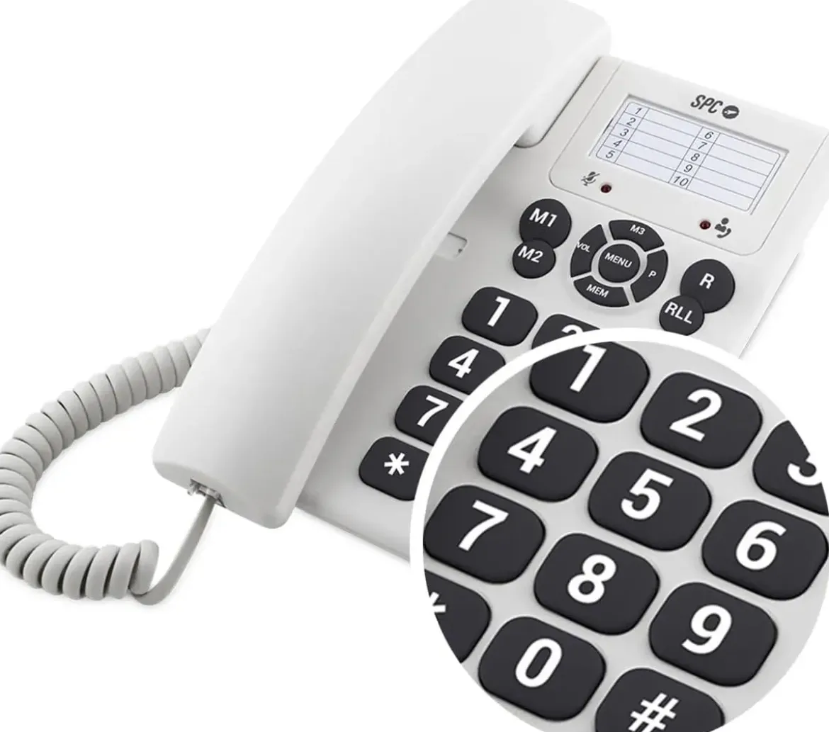 Teléfono SPC Bipieza M/L Blanco 3602