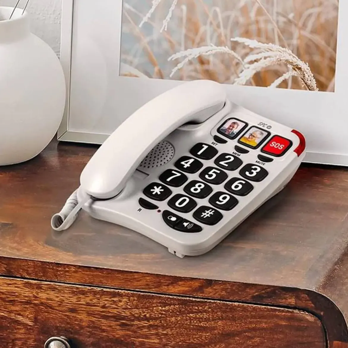 Teléfono SPC Teclas Grandes Confort Numbers 2 Blanco 3295B