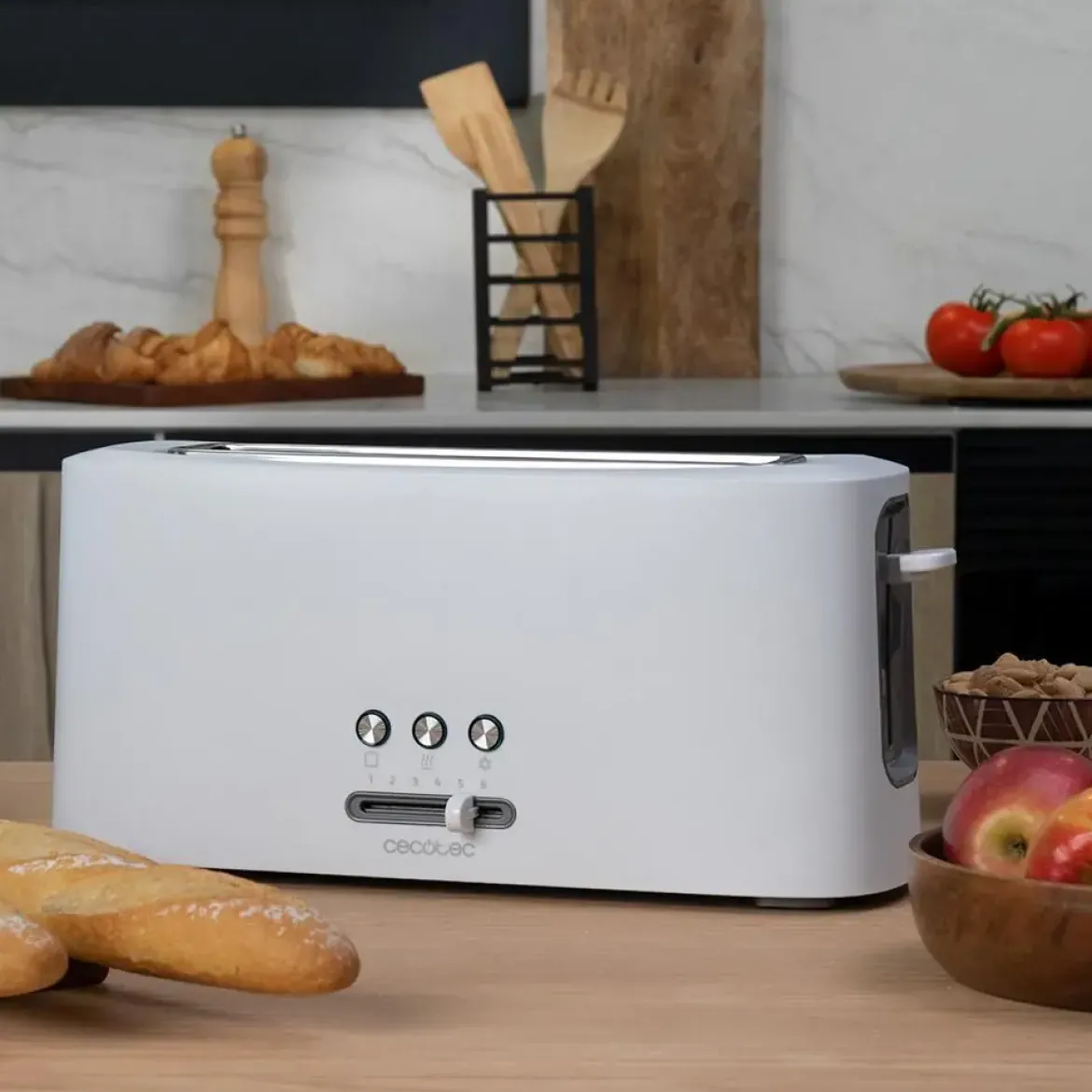 Tostador Cecotec 1 Ranura Toast&Taste 10000 Extra White 03189