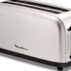 Tostador MOULINEX 2 Ranuras Largas Termostato 6 Niveles de Tostado Acero Inox LS330D11