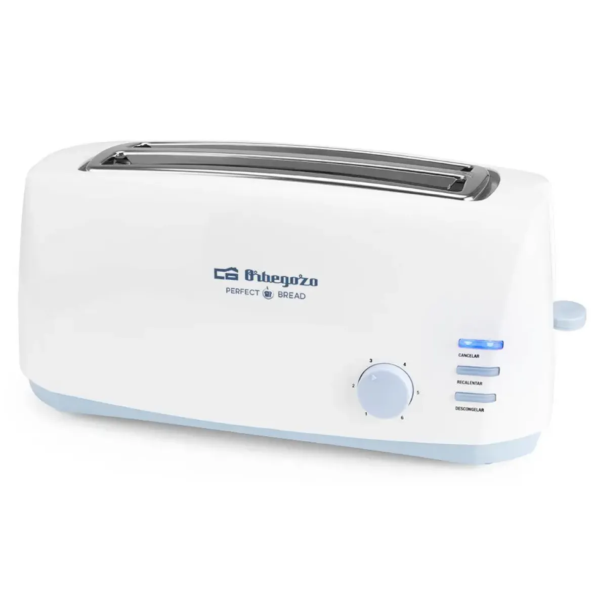 Tostador Orbegozo 2 Ranuras Largas 1400W Descongelación TO4500