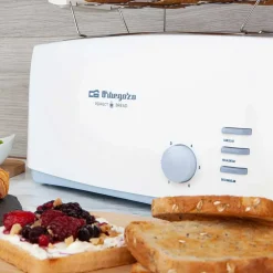 Tostador Orbegozo 2 Ranuras Largas 1400W Descongelación TO4500