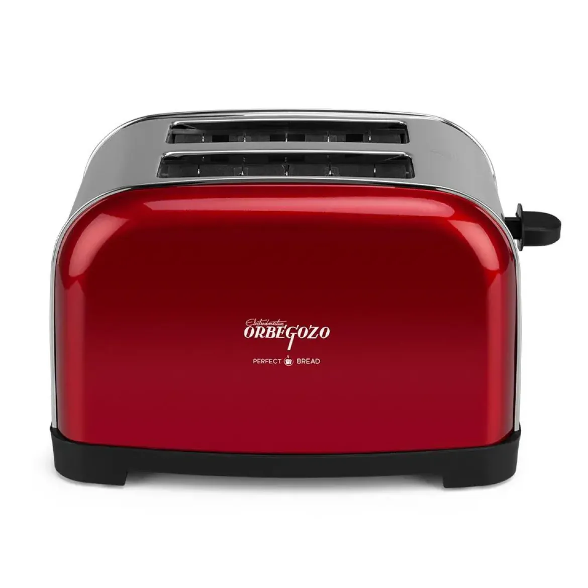 Tostador Orbegozo 2 Ranuras Rojo Inox Vintage TOV5200