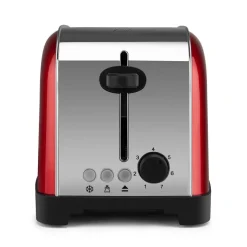 Tostador Orbegozo 2 Ranuras Rojo Inox Vintage TOV5200
