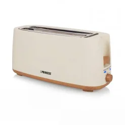 Tostador Princess Vintage Beige-Madera 1400W 2 Ranuras 142411PR
