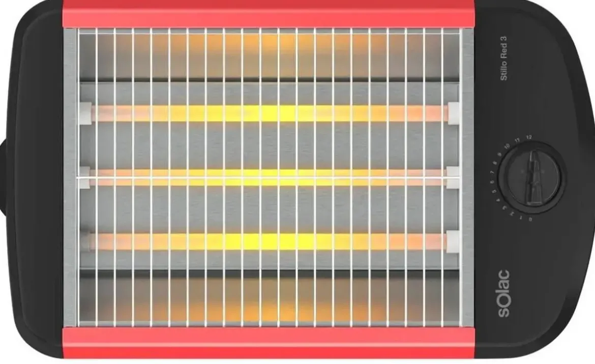Tostador SOLAC Plano Stillo Rojo Multi 3 Barras 700 W TC5309