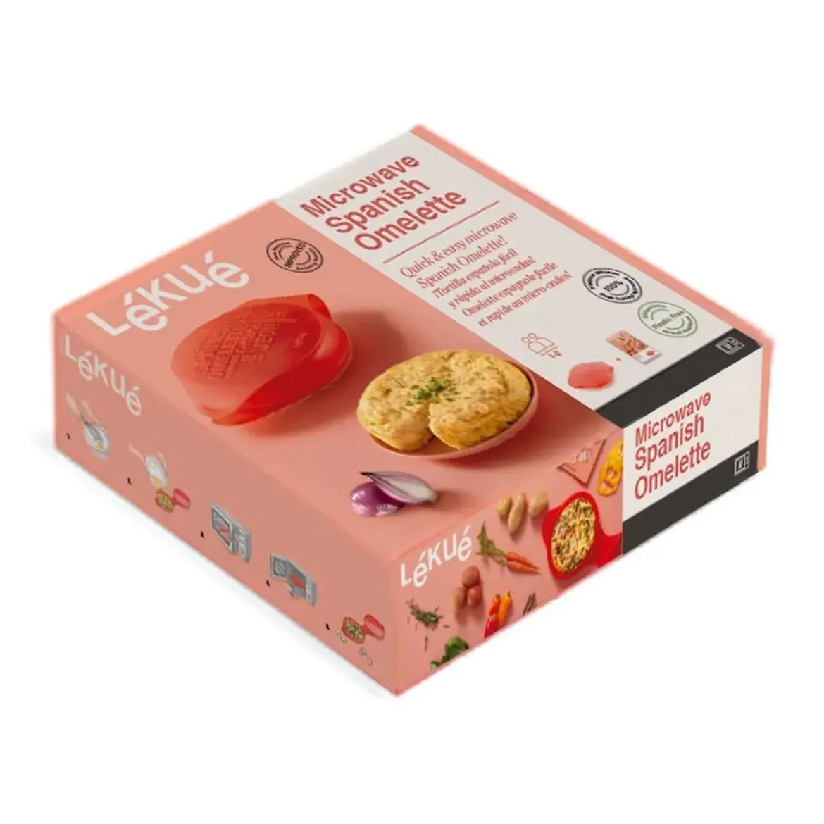 Utensilio para Tortilla Microondas Rojo LEKUE 882920