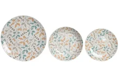 Vajilla de 18 Piezas con Estampado Floral PC-205122