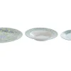 Vajilla de 18 Piezas de Porcelana Azulejos VerdePC-202613