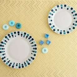 Vajilla de Porcelana Blanca 18 Piezas para 6 Personas SIMETRIC QUID