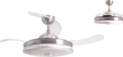 Ventilador de techo BASTILIPO Estoril Niquel 0920