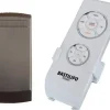 Ventilador de techo BASTILIPO Vera LED 7920 IP44 3 velocidades 132cm blanco 7920