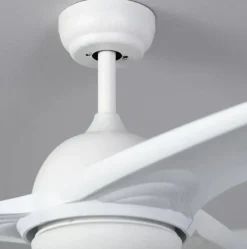 Ventilador de techo BASTILIPO Vera LED 7920 IP44 3 velocidades 132cm blanco 7920