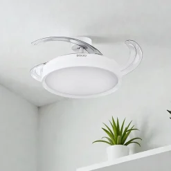 Ventilador de Techo con Luz LED Plegable Motor DC SOGO VEN-SS-21845