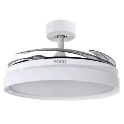 Ventilador de Techo con Luz LED Plegable Motor DC SOGO VEN-SS-21845