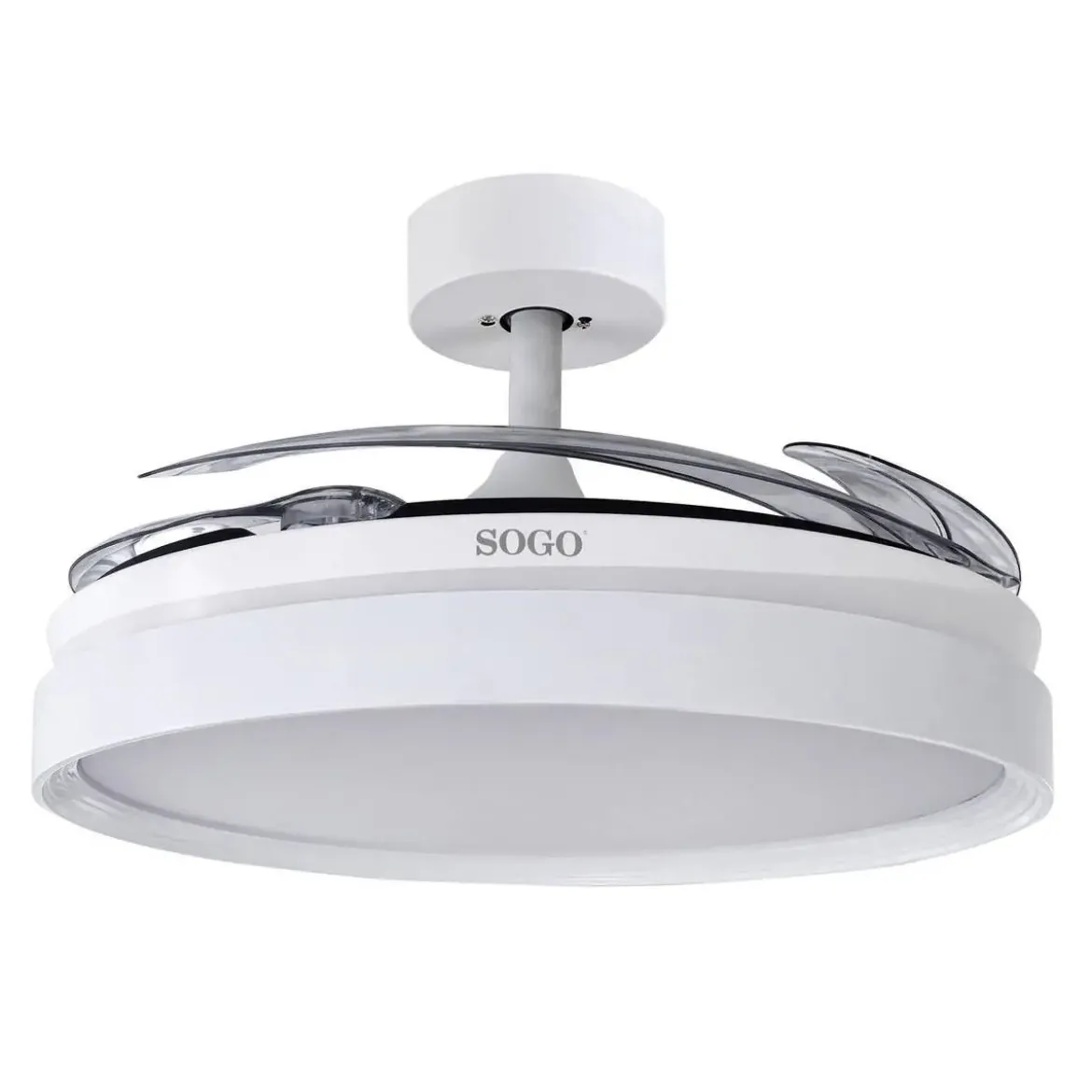 Ventilador de Techo con Luz LED Plegable Motor DC SOGO VEN-SS-21845