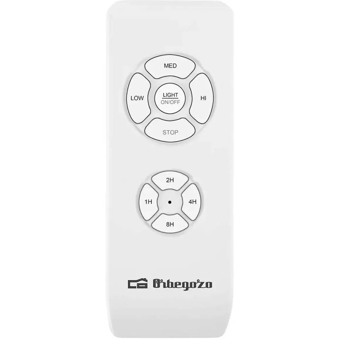 Ventilador de techo Orbegozo 120 cm inox de 3 velocidades y mando CP72120